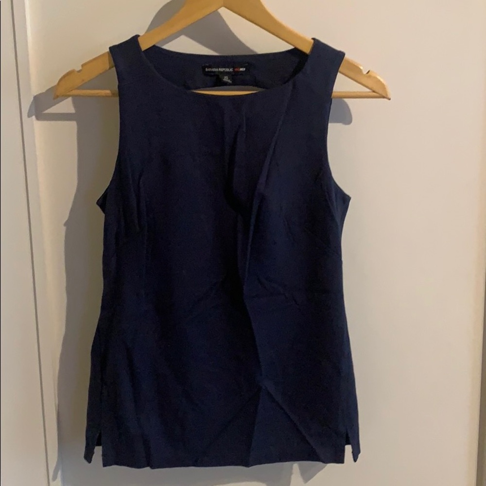 Banana Republic Madmen blue tank top